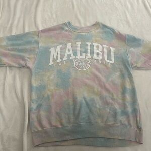 Tie dye hollister crewneck